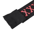 thumbnail image 6 of Xijirk Lace Up Print Thigh High Stockings Crisscross Pattern Gothic Over Knee Socks Halloween Cosplay Hosiery Red,One Size, 6 of 7