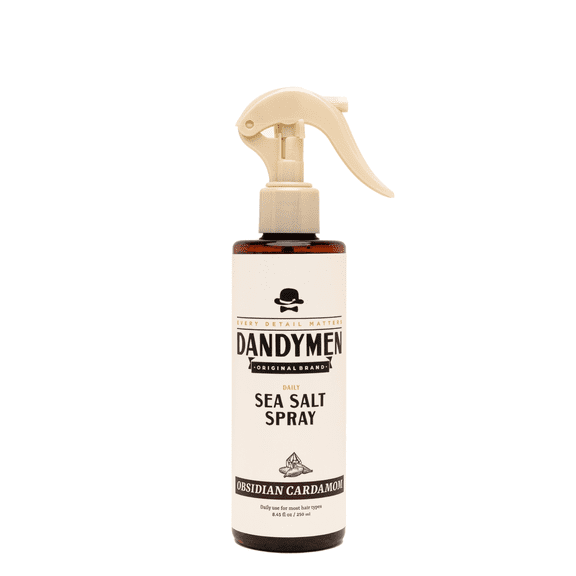 DANDYMEN COLLECTION Light Hold Sea Salt Spray 8.45 fl oz Obsidian Cardamom