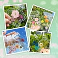 thumbnail image 4 of 40 Pcs Transparent Dried Flower Bookmarks, 2025 Handmade DIY Bookmarks Without Dried Flowers, Cute Clear Bookmark Kit for Pressed Flowers Page Clips Bookmark (A), 4 of 12