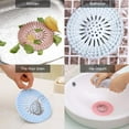 thumbnail image 5 of Drain Silicone Hair Bathtub Stopper Shower Catcher Cover Sink Floor Blocking Plastic Anti Strainer Strainers Flexible, 5 of 7