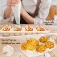 thumbnail image 5 of Muffin Cupcake Baking Pan, 12 Cup Small/Mini, 6 Cup Standard/Large, Nonstick Silicone, BPA Free, Dishwasher Safe, 100 Cups, Mini Muffin Cakes, Tart, Bread, 5 of 6