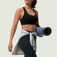 thumbnail image 5 of SOMER Women’s Sports Bra Strappy Back Padded Seamless Workout Bra High Impact Support Stretchy Yoga Tank Top for Gym Running Fitness, 5 of 6