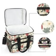 thumbnail image 6 of FORMRS Insulated Cooler Bag 24 Cans Capacity Soft Leakproof Lunch Box with Side Pockets, Small Strawberry Pattern, 6 of 7