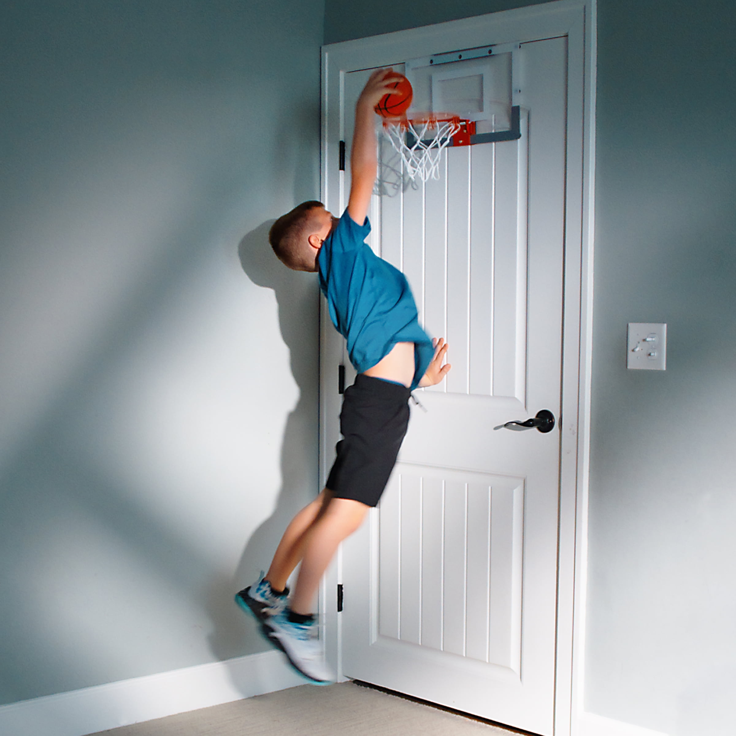 Over The Door Mini Basketball Hoop Spalding NBA Slam Jam Basketball  Equipment