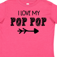 thumbnail image 4 of Inktastic I Love My Pop Pop with Arrow Boys or Girls Toddler T-Shirt, 4 of 5