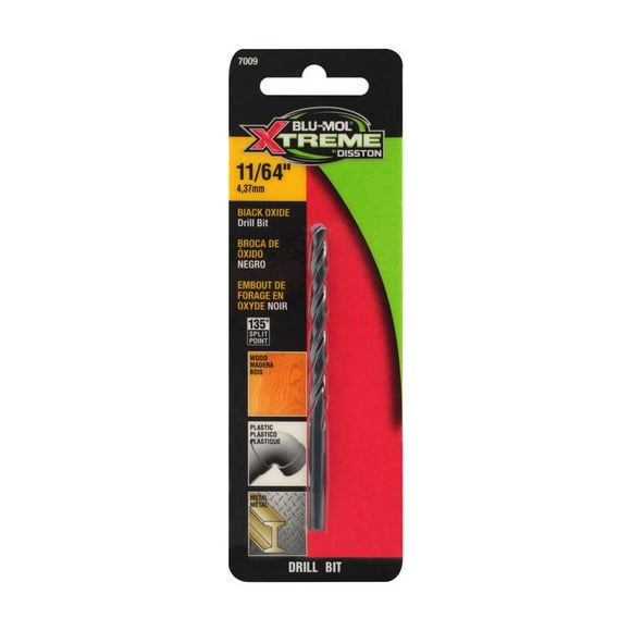 Broca Blu-Mol Xtreme de acero de alta velocidad, 2,38 mm, paquete de 1