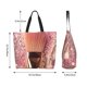 thumbnail image 5 of Easygdp Makeup Brush on Pink Glitter Bolsas Tote para Mujer, Bolsos de Hombro para Viaje, Bolsos de Mano de Gran Capacidad para Compras y Trabajo, 5 of 8
