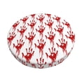thumbnail image 2 of Round Bar Stool Seat Covers, Red Bloody Scary Hands Elastic Round Chair Cover Stool Seat Slipcover Bar Stool Cushions Round Pad for 12-14 inch, 2 of 7