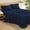 Blue, variant on Twin Size 4-Piece Sheet Set, 500 Thread Count 100% Egyptian Cotton, Breathable & Cooling Sheets, 19-22 Inch Deep Pocket, Twin Size (Stripe, Taupe)