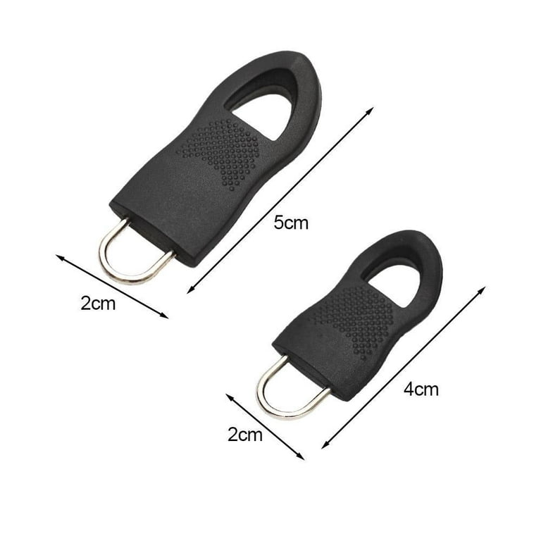 Zipper Repair Kit Universal Instant Zipper Repair Replacement Zipper A1c8, Size: 3.4*1.4, Black