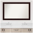 thumbnail image 5 of Amanti Art Custom Framed Wall and Bathroom Mirror (33.25 x 51.25 in.), Coffee Bean Brown Frame, 5 of 7