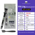 thumbnail image 3 of TF9 High Performance CPU Cooler Thermal Grease 14W/M.K Computer Heat Sink Silicone Grease 1.5g/2.9g TF9 1.5g, 3 of 5