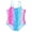 E, variant on Girls' Sparkle One-Piece Swimsuit Adjustable Crossback Straps Shimmer Bathing Suit For Beach Pool Unicorn Rainbow Shell Galaxy 3-8Y
