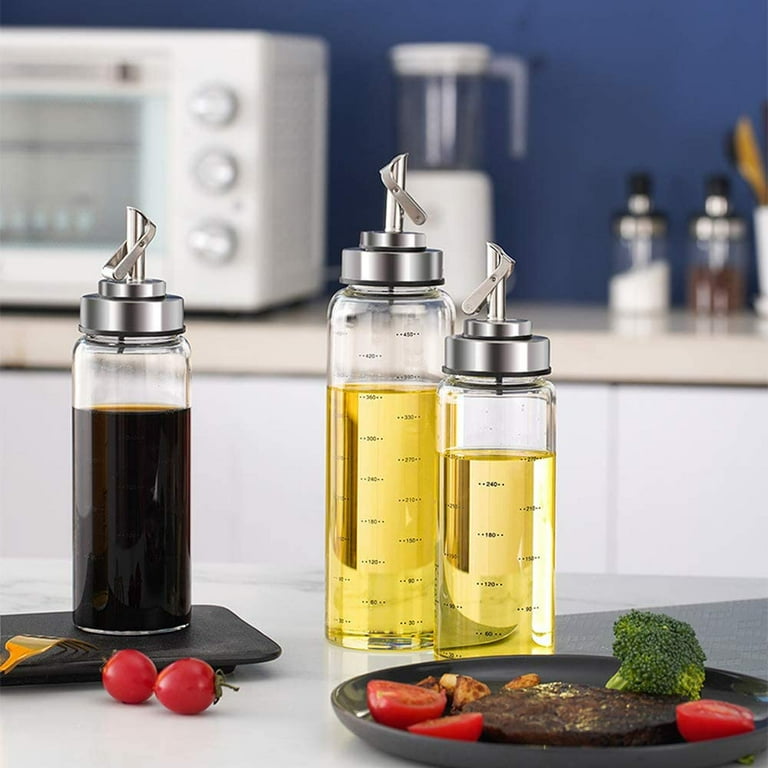 FARI Olive Oil Dispenser Bottles, Automatic Opening and Closing