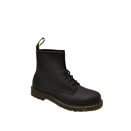 Dr. Martens - 1460 Original 8-Eye Leather Boot for Men, Black Greasy, Size 4.0