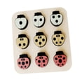 thumbnail image 3 of Puzzle de bandeja de madera Ladybug, enhebrado de habilidades finas cuentas educativas número de juguete juguete para juego para más de 3 años Regalo, 3 of 10