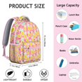 thumbnail image 6 of Pineapple Print Everyday Backpack - Perfect for Commuting & Errands, Trendy & Lightweight, 6 of 6