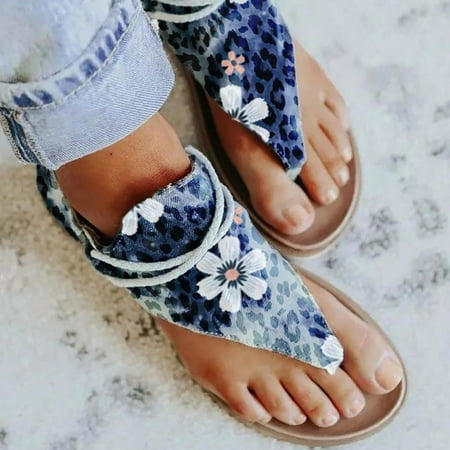 

Zpanxa Shoes for Women Casual Shoes Printed In Large Size Flat Slippers Back Zipper Sandals 35-43 Purple Womens Shoes 41