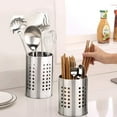 thumbnail image 4 of Stainless Steel Cooking Utensil Holder, Kitchen Utensil Drying Cylinder, Spoon Holder, Cooking Utensil Organizer for All Kitchens, 4 of 7