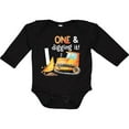 thumbnail image 3 of Inktastic One and Digging It Bulldozer 1st Birthday Boys or Girls Long Sleeve Baby Bodysuit, 3 of 5