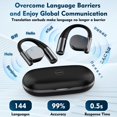 thumbnail image 2 of Auriculares de traducción YunMor Real Time, 14 idiomas, Bluetooth, 2 of 7