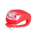 thumbnail image 4 of Juego de 4 luces para bicicleta: juego de luces LED de silicona delanteras y traseras para bicicleta ER, 4 of 5