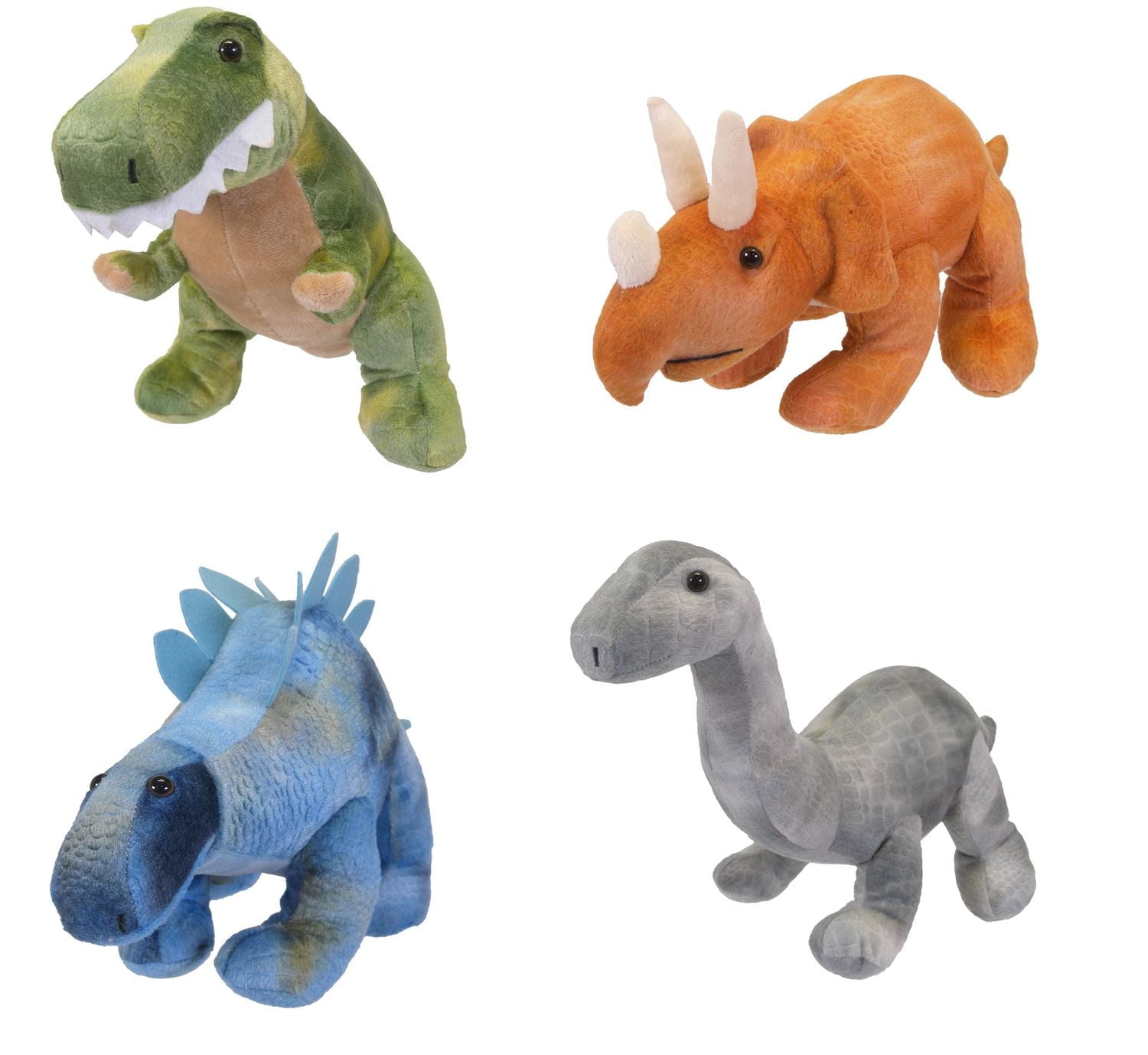 Kid Connection Plush Brown Dinosaur 7''H