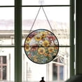 thumbnail image 3 of Sunflower Stained Glass Suncatcher, Sunflower Christmas, Sunflower Stained Glass Decor, Ornament Christmas for Families, Christmas Relaxing Gifts for Women ixtmrO, 3 of 5