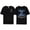 Black, variant on Christian Oversized Tee, "Trust in Jesus" Psalm 37:5 Bible Verse Design, Faith-Based Gift for Men & Women