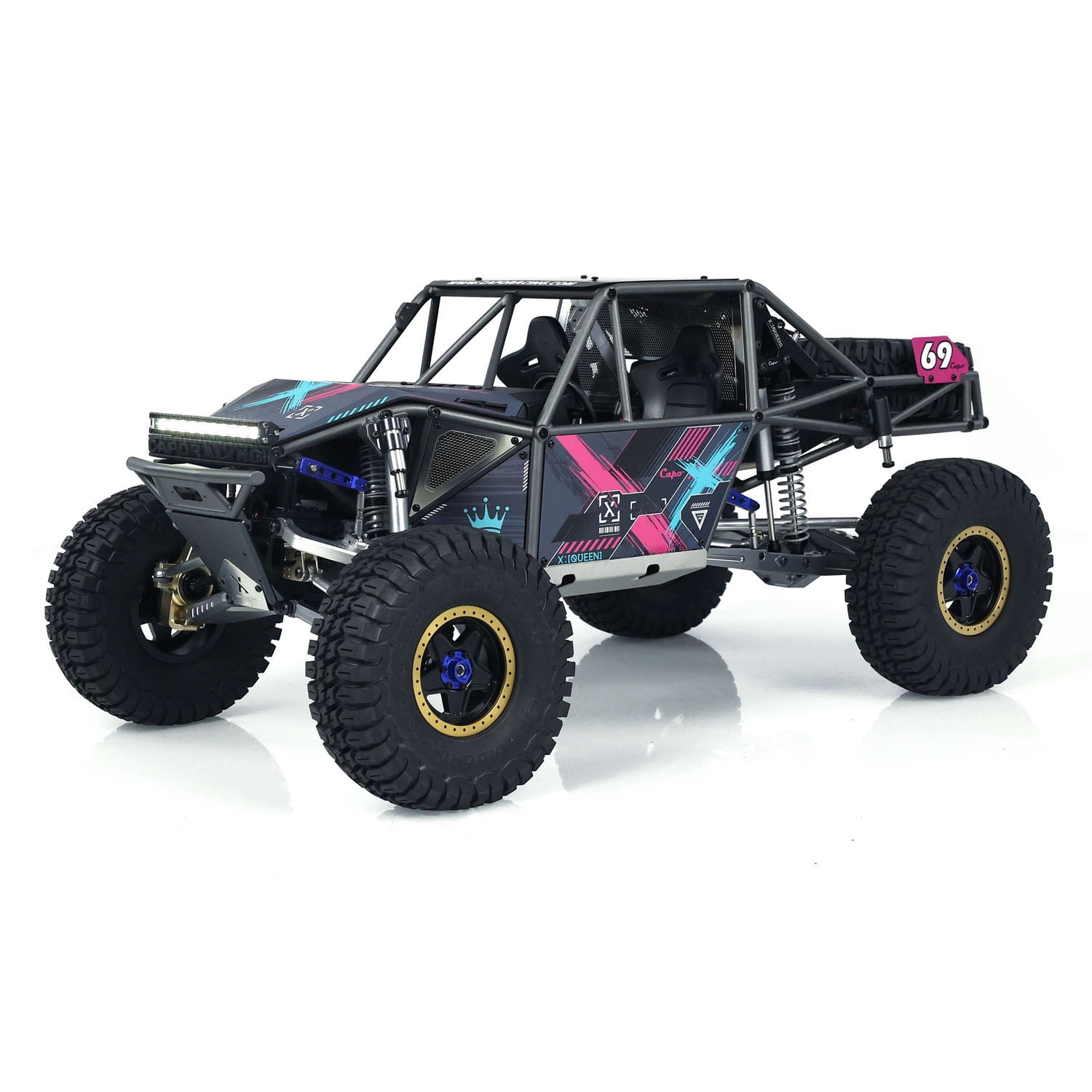 Capo U4 Queen 1/8 RC Crawler Car 2 Speeds Remote Control Racing Vehicles CD1582X