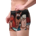 thumbnail image 2 of Lsque Scooby-Doo Pattern Men’s Total Support Pouch Boxer Briefs, X-Temp Cooling, Moisture-Wicking Underwear, Regular, Long-leg and Trunk-X-Large, 2 of 7