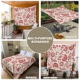 thumbnail image 6 of Red Spring Floral Large Tapestry for Bedroom Wall Hanging Tapestry, Summer Botanical Farmhouse Ceiling Backdrop Tapestries Poster Blanket Wall Decor for Teens Room Living Room Dorm 85" x 90", 6 of 8