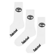 Timberland Bowden Crew FC Tree Logo 3 Pack Socks - White