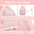 thumbnail image 5 of LEEYNEER Girls Backpacks for School Kawaii Backpacks for Girls Multiple Pockets School Book Bags for Primary Elementary Middle School  Age 6-14  Black, 5 of 7