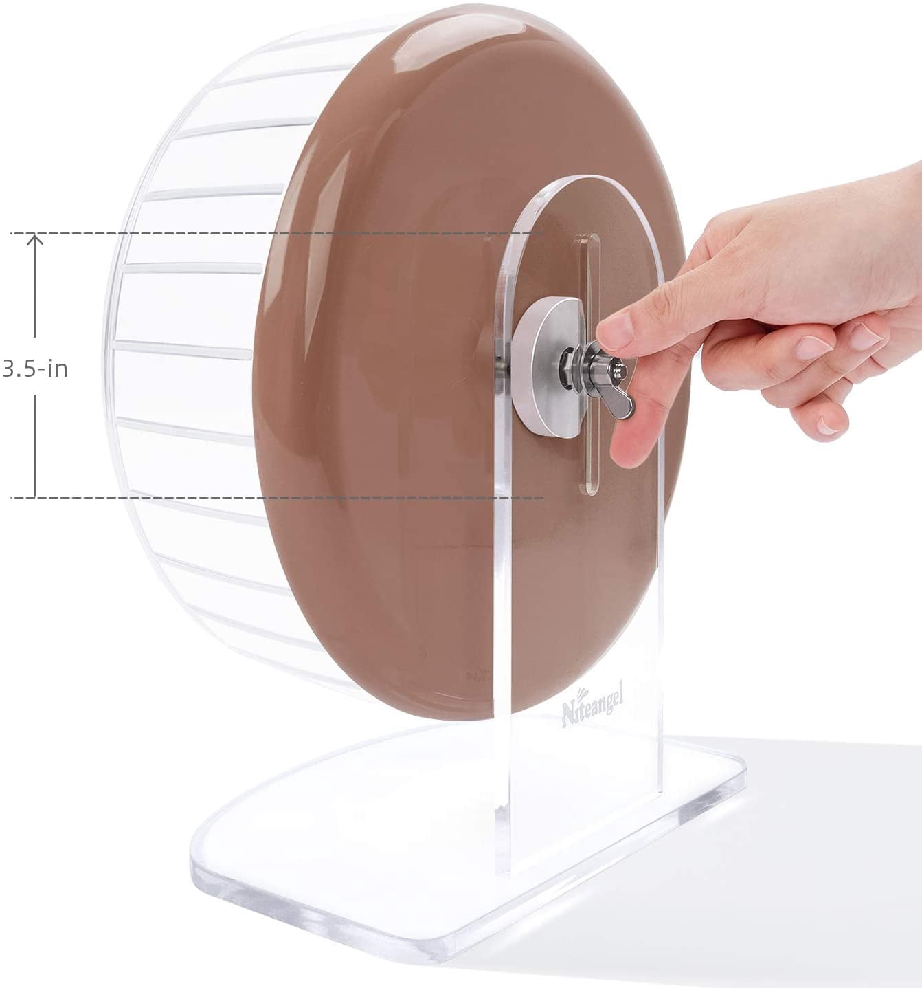 Super-Silent Hamster Exercise Wheels: - Quiet Spinner Hamster Running Wheels with Adjustable Stand for Hamsters Gerbils Mice Or Other Small Animals