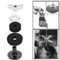 thumbnail image 4 of 18-Piece Non-Slip Felt Cymbal Kit for Drums, Black, for Cymbals, for High Hat, for Clutch, for Cymbals ..., 4 of 4