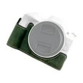 thumbnail image 1 of Étui Protecteur Inférieur pour Appareil Photo Numérique, Sac pour Appareil Photo en Cuir PU avec Vis de Fixation 1/4 Po, Compatible avec Canon R50/R100, 1 of 7