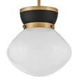thumbnail image 4 of 83607BK-LCB Lark Lucy - 10W 1 LED Small Pendant-10.25 Inches Tall and 10 Inches Wide-Black Finish, 4 of 7