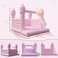 thumbnail image 3 of Relunch Inflatable Pink Bounce House, Christmas Bounce castle with Air Blower,Indoor & Outdoor Bouncy Castle for Wedding Party Kids Birthday Party, Easy to Install, 3 of 10
