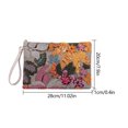 thumbnail image 4 of Tarjetero Carteras Durable Lentejuelas Alta capacidad Mujer Bordado Diario Ocio, 4 of 6