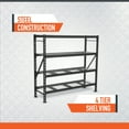 thumbnail image 2 of Ironton 4-Tier Storage Shelving, 77in.W x 72in.H x 24in.D, 2 of 9