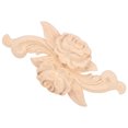 thumbnail image 2 of 4Pcs Fleur Sculptée Coin Fleur Porte Applique, Onlay Applique Sculptée Applique, Style Vintage pour Porte d'Armoire, 2 of 7