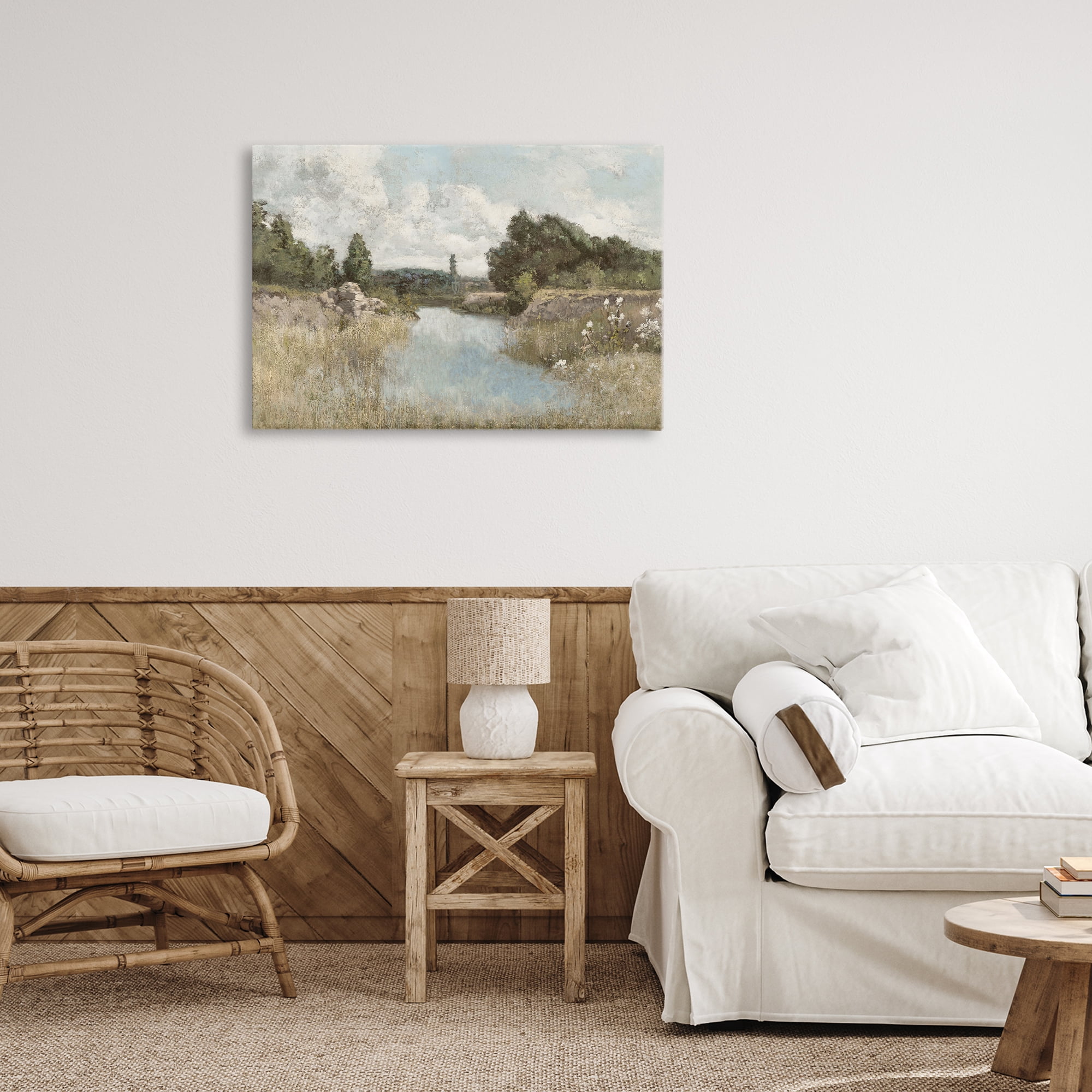 Stupell Industries Dawn At The Shore Canvas Wall Art, design by Christy McKee