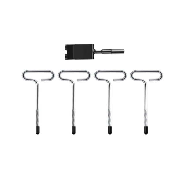 Ice Fishing Anchor Tool Ice Shanty Anchor Outdoor Camping Tent Threaded Peg