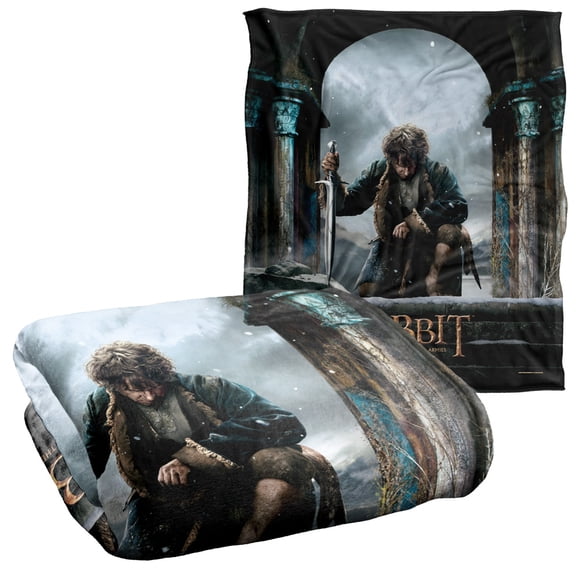 The Hobbit Battle of The Five Armies Kneeling Sword Silky Touch Super Soft Throw Blanket 50' x 60'