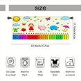 thumbnail image 3 of Rdsfhsp Kids Window Valance Curtain, Colorful Animal and Pencil Pattern Decorative Rod Pocket Curtain for Playroom Bedroom Decor, 3 of 5