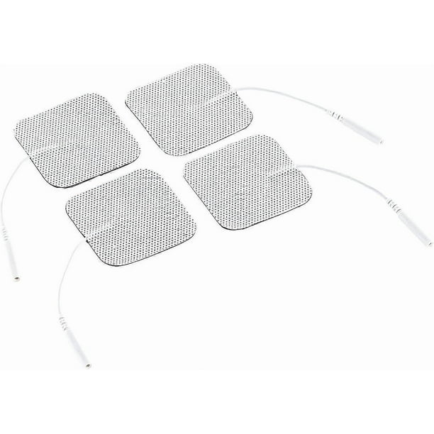 Electrodes: set of 3 electrode pads for stimulation current devices, 5x5 cm, each set of 4 (TENS pads)