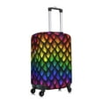 thumbnail image 3 of Xecao Dragon Scales print Elastic Luggage Cover, with double-sided print , is perfect for travel, business, and daily use, 3 of 9