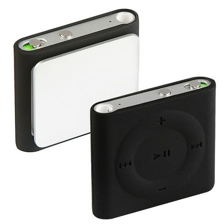 Insten Black Rubber Soft Silicone Case Skin For Apple iPod shuffle 4 4G 4th Gen