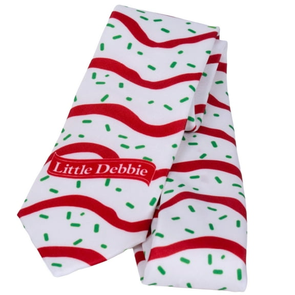 Little Debbie Unisex Christmas Tree Cake Necktie
